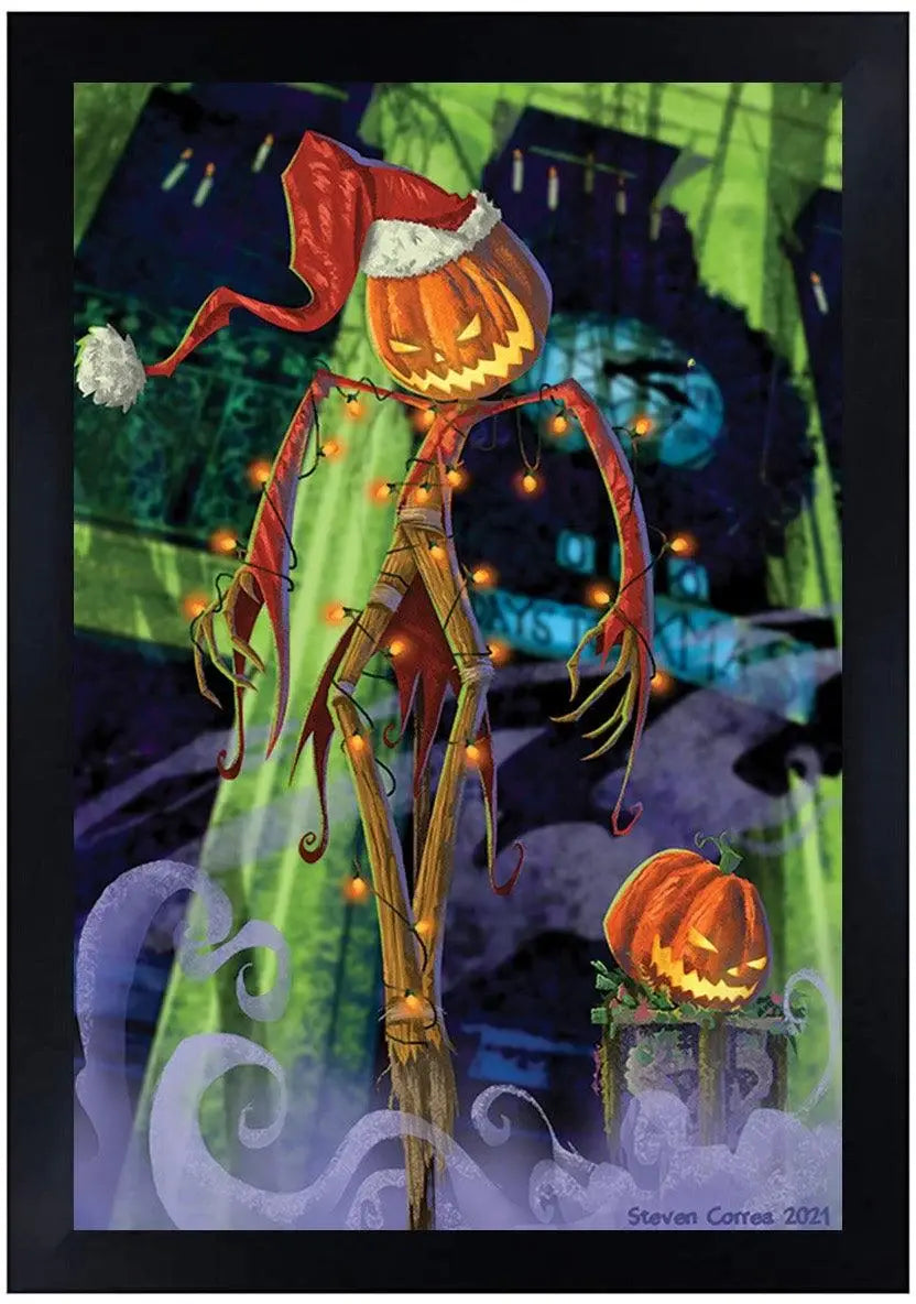 Steven Correa The Jack O Lantern 12 x 18 Art Print - Steven Correa - Flyclothing LLC