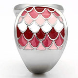 Alamode High polished (no plating) Stainless Steel Ring with Epoxy in Multi Color - Alamode - Flyclothing LLC