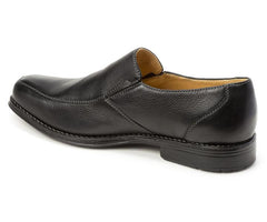 Sandro Moscoloni Renzo Black Leather Venetian Loafer - Flyclothing LLC