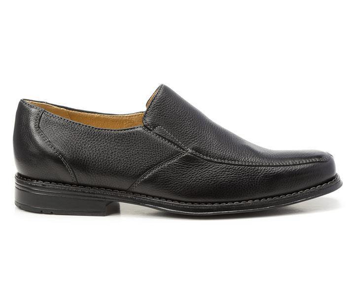 Sandro Moscoloni Renzo Black Leather Venetian Loafer - Flyclothing LLC