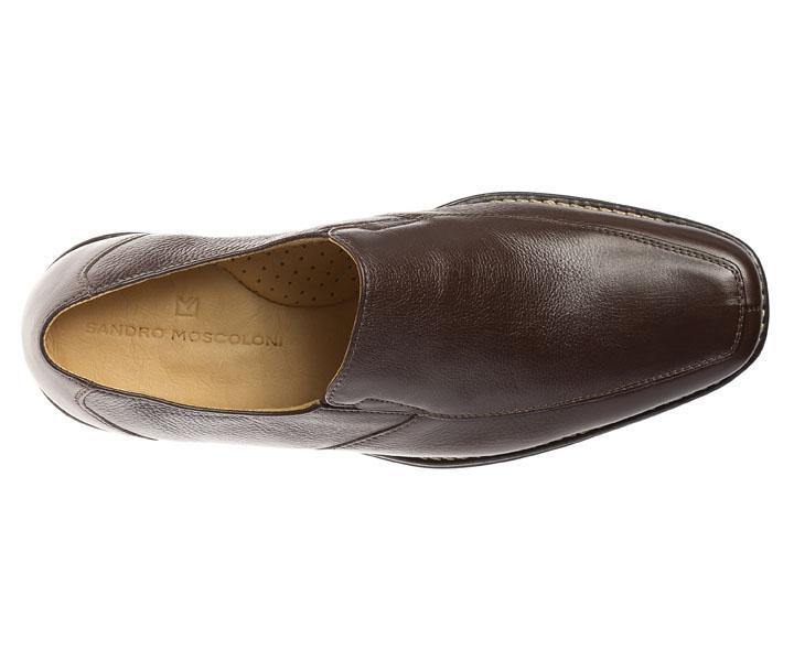 Sandro Moscoloni Renzo Brown Leather Venetian Loafer - Flyclothing LLC